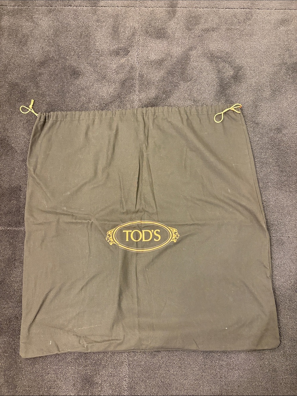 Brown large Tods dust bag
